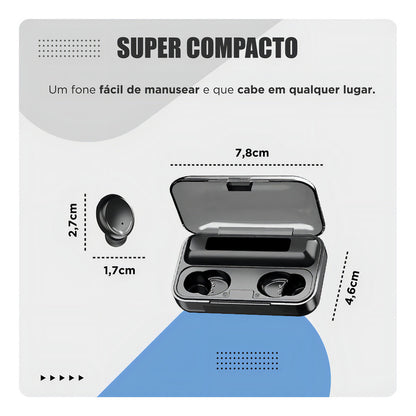 AURICULARES BLUETOOTH Y BATERÍA EXTERNA IMPERMEABLES TWS F9-5