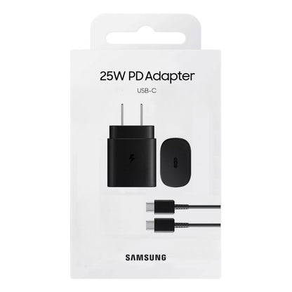 CARGADOR 25W CARGA RÁPIDA PARA SAMSUNG MOD TA800 + CABLE C