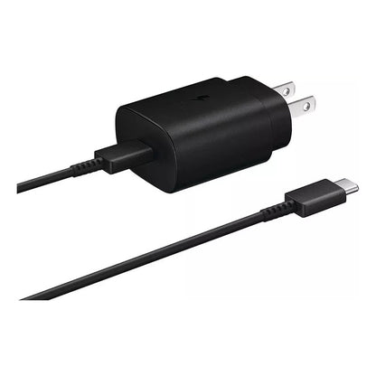 CARGADOR 25W CARGA RÁPIDA PARA SAMSUNG MOD TA800 + CABLE C